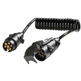 Produžni kabel za kamp prikolice 2m crni 61476