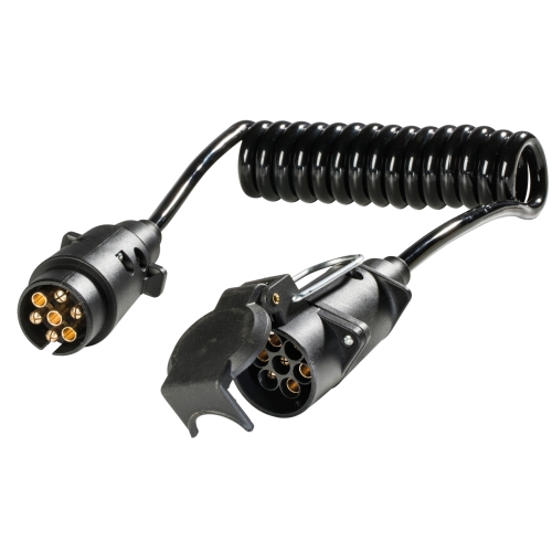 Produžni kabel za kamp prikolice 2m crni 61476