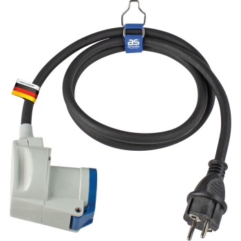 Produžni kabel CEE 1,5 m crni 61483