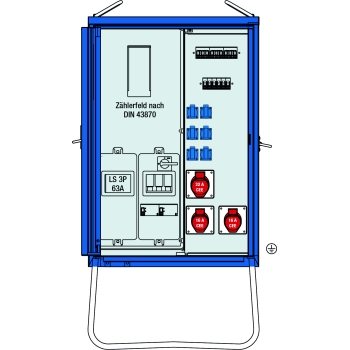 Razvodni ormar AVE 3 44kVA 61833