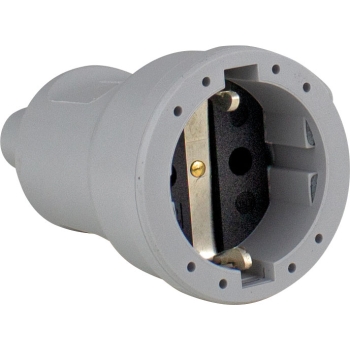 Utičnica PVC siva 62223