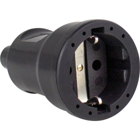 Utičnica PVC crna 62225