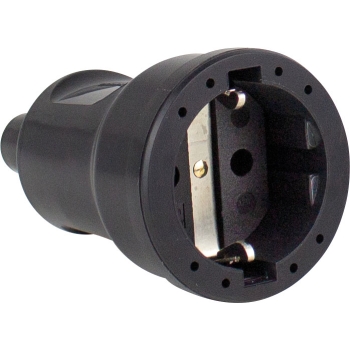 Utičnica PVC crna 62225