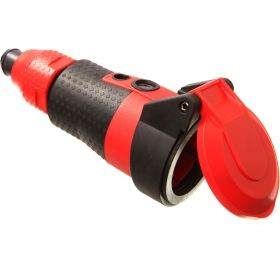 Utičnica SCHUKO ultra II crveno crna 62243