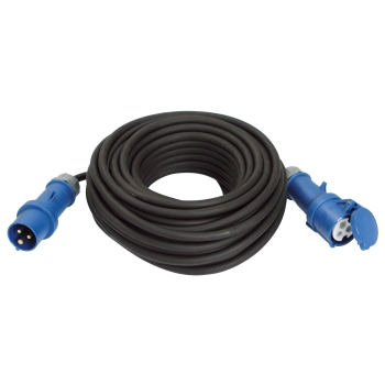 Produžni kabel CEE 10m crni 63281
