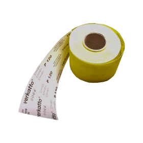 Žuti brusni papir u rolama 115mmx50m p.240 VERKATTO VR-6468
