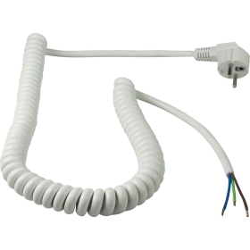 Priključni spiralni kabel proširiv do 4m bijeli 70427