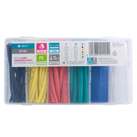 Set termoskupljajućih cijevi 10 cm, 100 kom, razne boje DPM ET101
