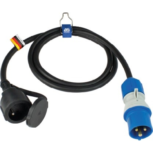 Produžni kabel CEE 1,5 m crni 861408