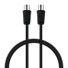 Kabel TV-VIDEO, 1,5m, crni DPM BMF01B
