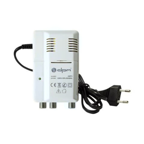 Antensko pojačalo s razdjelnikom, 24 dB DPM ANTAMP2 Antensko pojačalo s razdjelnikom, 24 dB DPM ANTAMP2