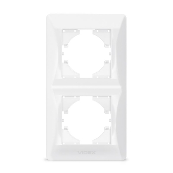 Okvir dvostruki vertikalni bijelo VIDEX BINERA 