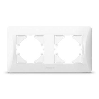 Okvir dvostruki horizontalni bijelo VIDEX BINERA 