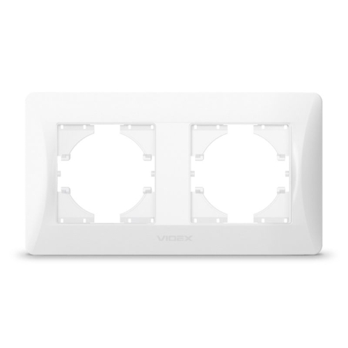 Okvir dvostruki horizontalni bijelo VIDEX BINERA 