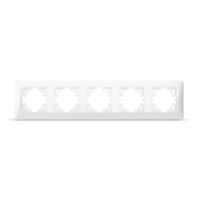 Okvir peterostruki horizontalni bijelo VIDEX BINERA 