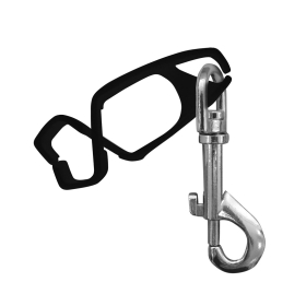 Kopča za rukavice (Pk40) Crna  PORTWEST A001BKR