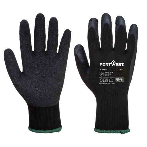 Rukavica Grip - Latex Crna M PORTWEST A100K8RM