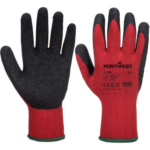Rukavica Grip - Latex Crvena/Crna L PORTWEST A100R8RL
