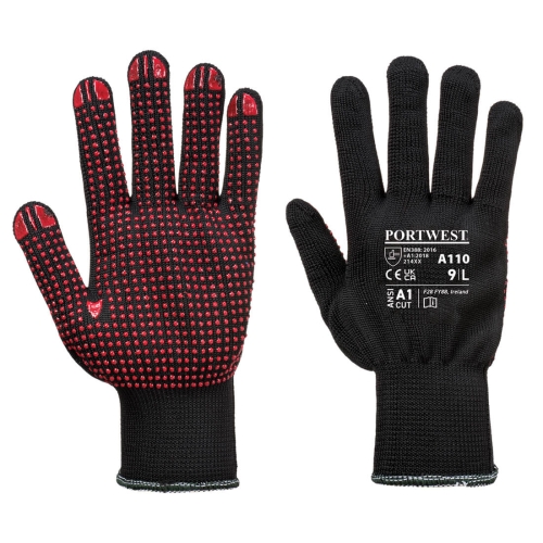 Rukavica Polka Dot Crna XXS PORTWEST A110BKRXXS