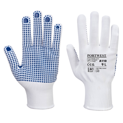 Rukavica Polka Dot White/Blue XXL PORTWEST A110WBRXXL