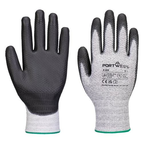 Rukavica Grip 13 PU Diamond Knit (Pk12) Siva/Crna XXL PORTWEST A124G8RXXL