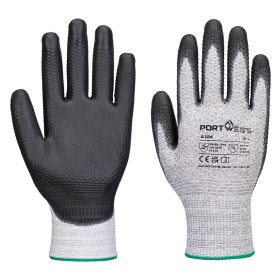 Rukavica Grip 13 PU Diamond Knit (Pk12) Siva/Crna L PORTWEST A124G8RL