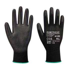 Rukavica PU Palm Latex Free (Maloprodajno pakiranje) Crna L PORTWEST A128K8RL