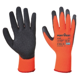 Rukavica Thermal Grip-Latex Narančasta/Crna XL PORTWEST A140ORBXL
