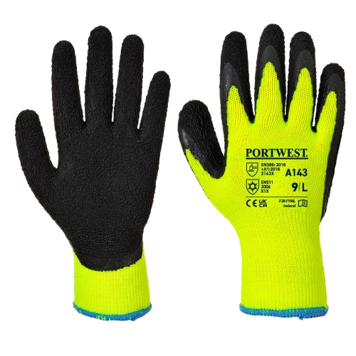 Rukavica Thermal Soft Grip Žuta/Crna L PORTWEST A143Y8RL