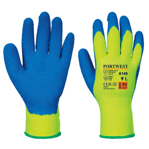 Rukavica Cold Grip Žuta/Plava XL PORTWEST A145Y4RXL
