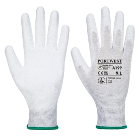 Rukavica Antistatic PU Palm Siva L PORTWEST A199GRRL