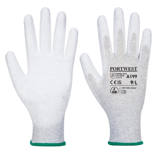 Rukavica Antistatic PU Palm Siva XXS PORTWEST A199GRRXXS