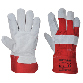 Rukavica Premium Chrome Rigger Crvena M PORTWEST A220RERM