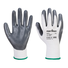 Rukavica Flexo Grip Nitrile Siva/Bijela S PORTWEST A310GRWS