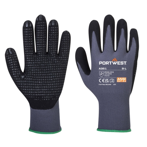Rukavica DermiFlex Plus Siva/Crna XXL PORTWEST A351G8RXXL