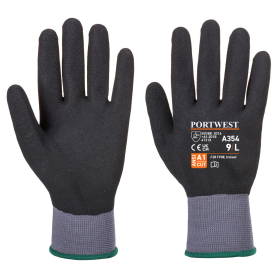 Rukavica DermiFlex Ultra Pro - Nitrile Sandy Crna S PORTWEST A354K8RS