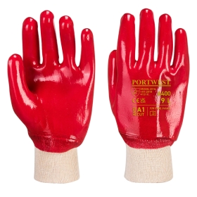 Rukavica PVC Knitwrist Crvena XXL PORTWEST A400RERXXL