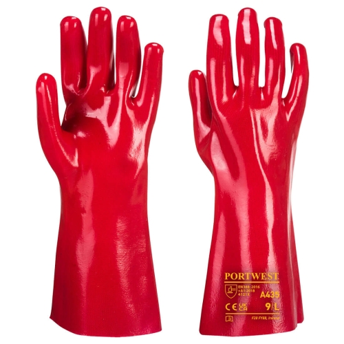 Rukavica PVC Gauntlet Crvena XL PORTWEST A435RERXL