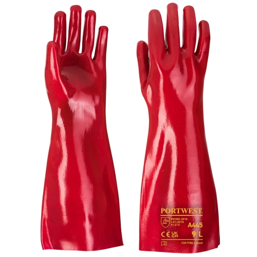 Rukavica PVC Crvena XL PORTWEST A445RERXL