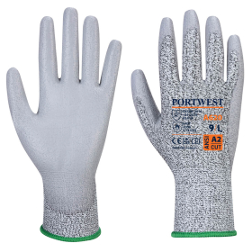 Rukavica LR Cut PU Palm Siva L PORTWEST A620GRRL