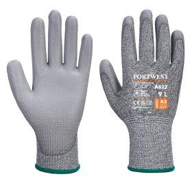 Rukavica MR Cut PU Palm Siva XS PORTWEST A622G7RXS