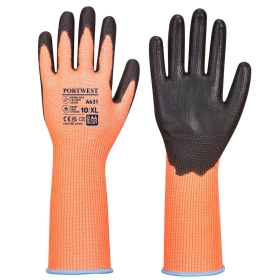 Rukavica Vis-Tex Cut Long Cuff Narančasta/Crna XXXL PORTWEST A631O8RXXXL