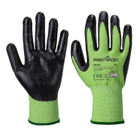 Rukavica Green Cut  - Nitrilna pjena Zelena/Crna L PORTWEST A645E8RL