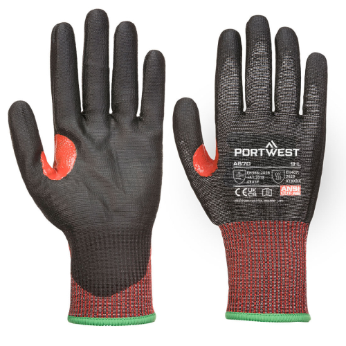 Rukavica CS Cut F13 PU Crna XXL PORTWEST A670K8RXXL