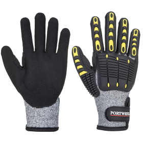 Rukavica Anti Impact Cut Resistant  Siva/Crna M PORTWEST A722G8RM