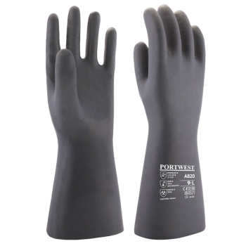 Rukavica Neoprene Chemical Crna M PORTWEST A820BKRM