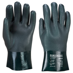 Rukavica Double Dipped PVC 27cm Zelena XL PORTWEST A827GNRXL