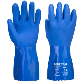 Rukavica Marine Ultra PVC Chem Plava S PORTWEST A881BLUS