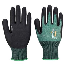 Rukavica SG Cut B18 Eco Nitrile (Pk12) Zelena/Crna S PORTWEST AP15E8RS
