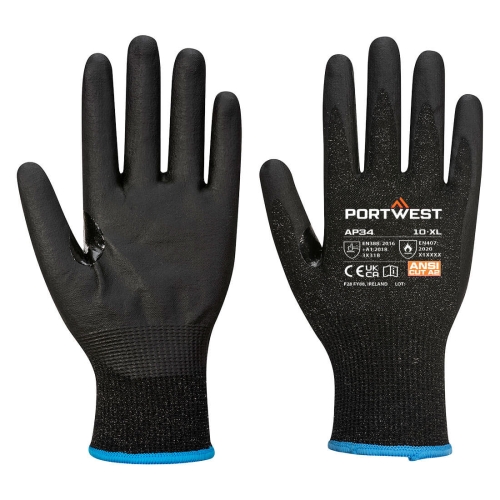 Rukavica LR15 Nitrile Foam Touchscreen (Pk12) Crna XL PORTWEST AP34K8RXL